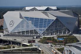 New $1.6B Mercedes-Benz Stadium Rises; Georgia Dome To Be Destroyed |  Georgia Public Broadcasting