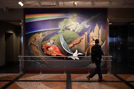 Denver International Airport conspiracy theories: Art murals disappearing  from terminal walls